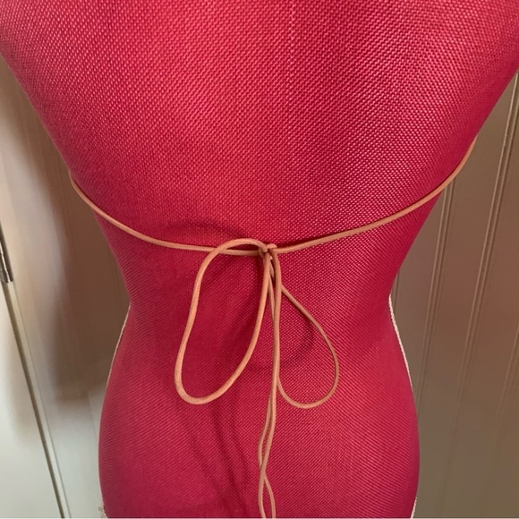 👗NWT Rose Gold WIndsor Bandana Top, Cowl Neck, Tie Closure in Back, size Med - Picture 6 of 8